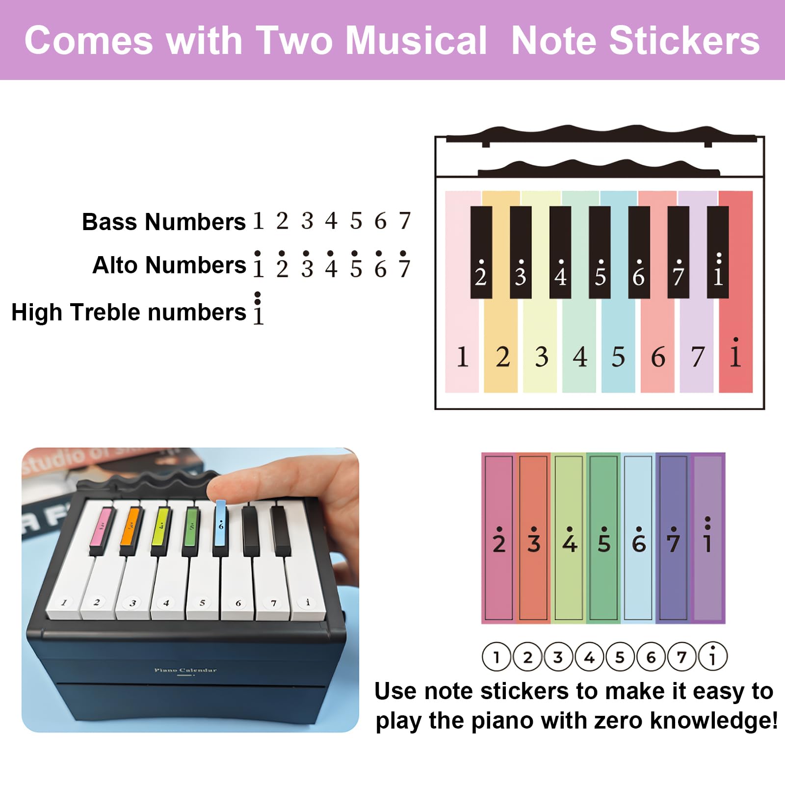 Playable Piano Desk Calendar 2025 with 52 Music Scores - Mini Swift Piano Calendar, 27 Cards, Perfect Gift for Taylor Swift Fans, Home & Office Decor (White) - Ideal for Music Lovers, Swifties, and Piano Enthusiasts