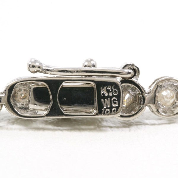 18K White Gold Diamond Bracelet for Women - Elegant Stackable Tennis Bracelet for Everyday Wear & Special Occasions