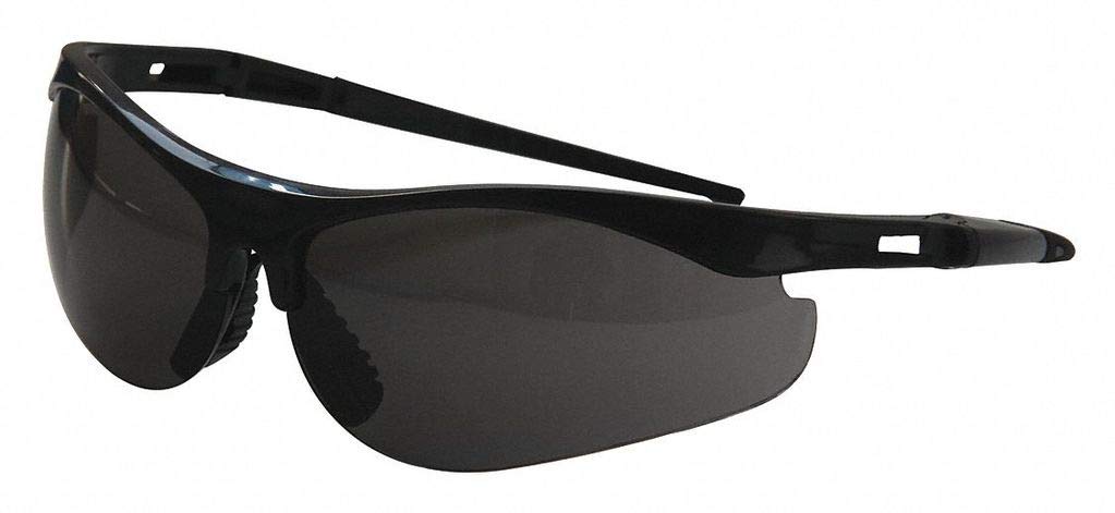 Condor Thecla Scratch-Resistant Safety Glasses with Smoke Lens - Pack of 5 for Construction, Woodworking & DIY Projects