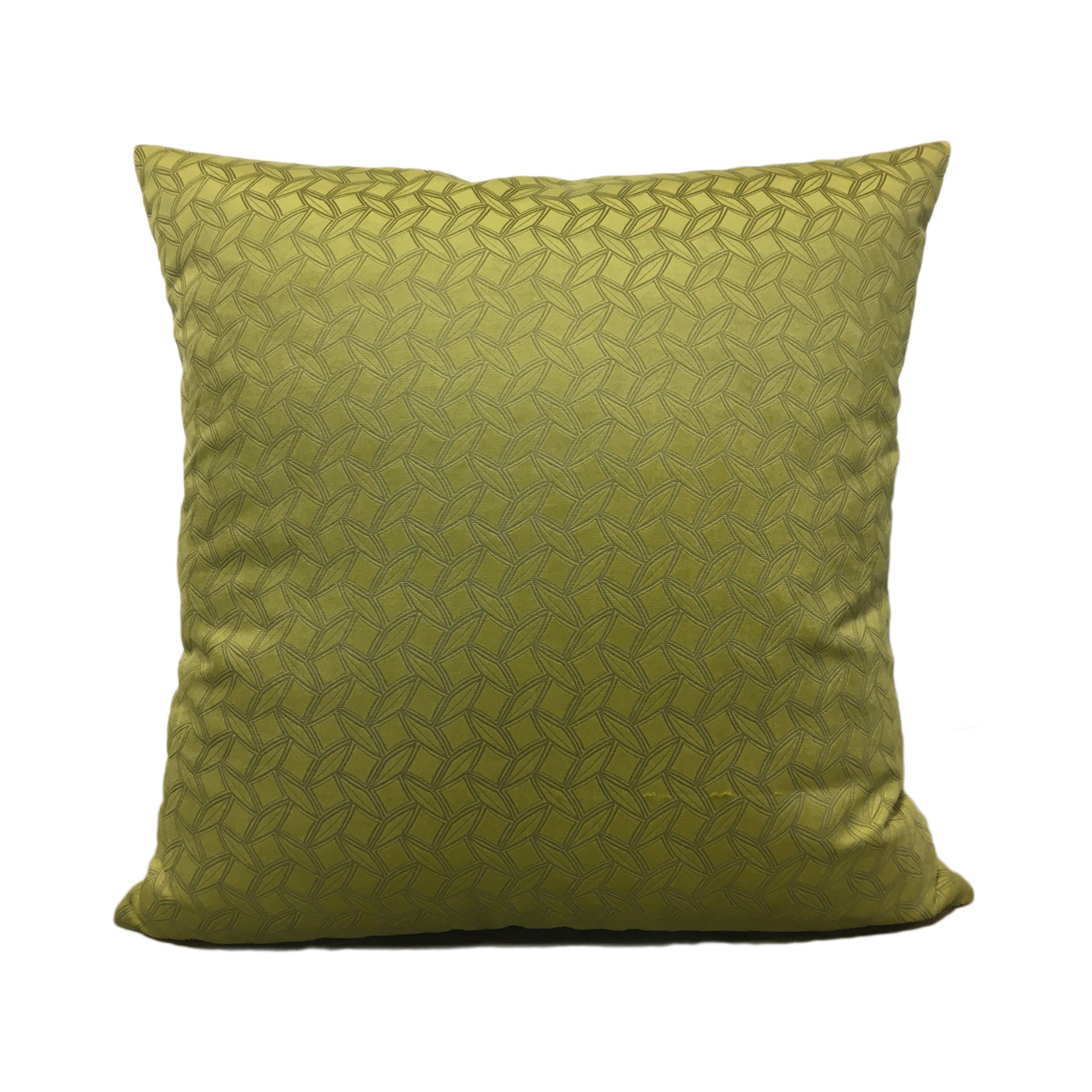 Prism Grass Green Decorative Throw Pillow 20x20 Inches - Soft Square Cushion for Sofa, Bed, Living Room & Home Decor