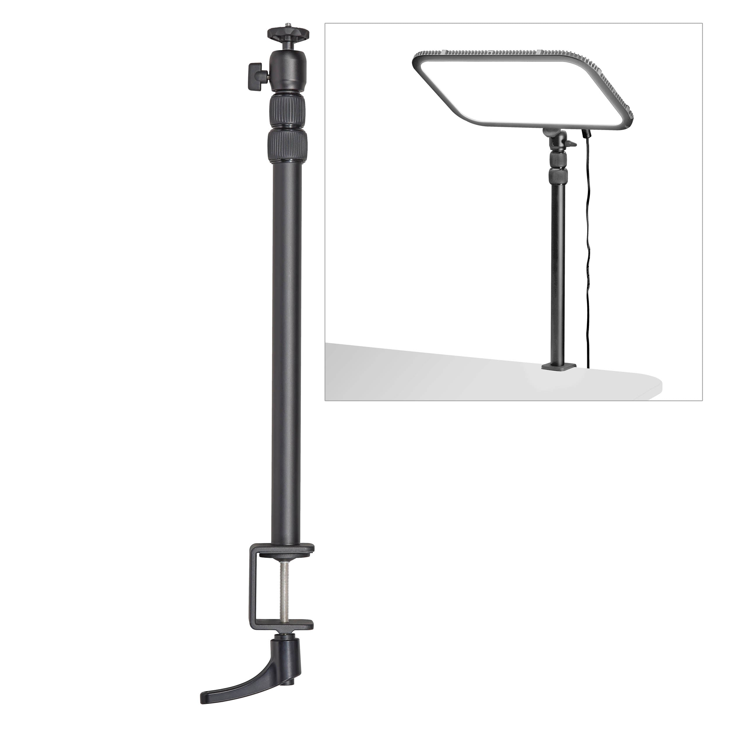 ES TMR Telescopic Table Top Mounting Rod for ML & ES Series - Adjustable Monitor Stand for Home Office & Gaming Setup