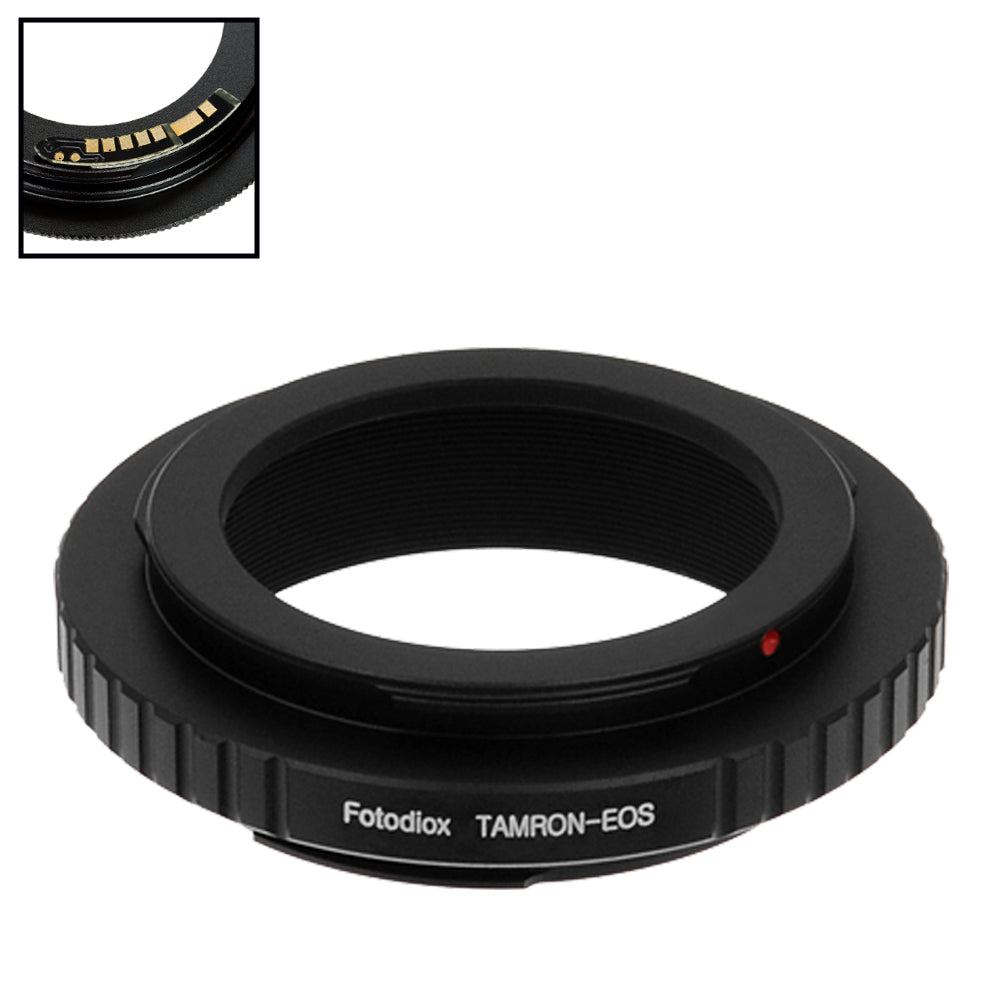Fotodiox Lens Mount Adapter for Tamron Adaptall 2 to Canon EOS EF/EF-S - v10 Focus Confirmation Chip - Compatible with SLR Cameras & Lenses - Perfect for Photography & Videography