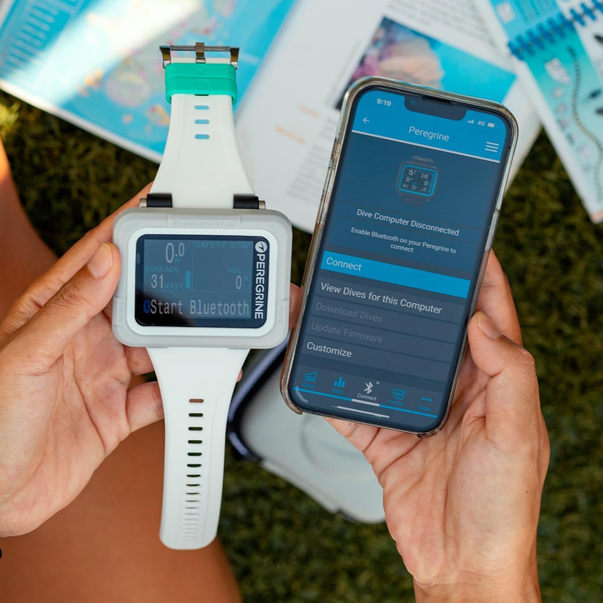Shearwater Peregrine Dive Computer - Advanced Scuba Diving Watch for Recreational & Technical Divers | Perfect for Underwater Exploration, Spearfishing & Marine Adventures