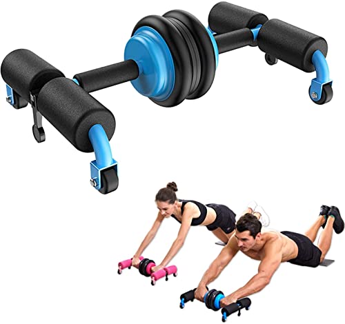 TOAVI Ab Wheel Roller Kit - Core Workout Equipment with Push Up Bar & Sit Up Assistant - Home Gym Fitness Device for Men & Women - Perfect for Abs Training, Strength Building & Full Body Exercise at Home or Gym