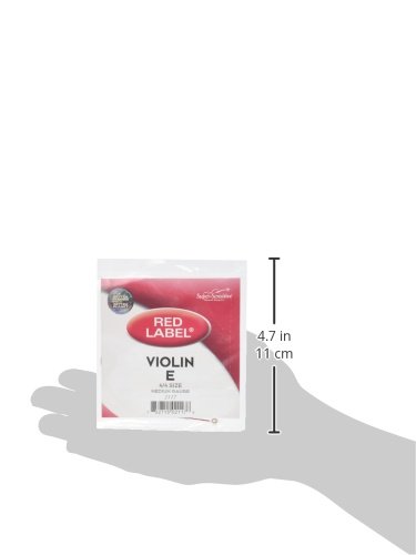 Musical Strings Co. 2117 Coated Steel Violin Strings - Medium Gauge for Professional & Student Violinists | Perfect for Classical Performances & Practice Sessions