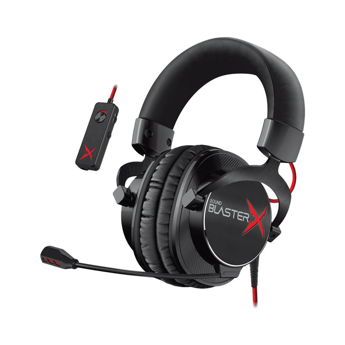 Creative Sound Blaster X H7 Tournament Edition Gaming Headset - Black | Professional Wired Over-Ear Headphones with Noise Isolation | Perfect for PC, PS5, Xbox & Esports Tournaments