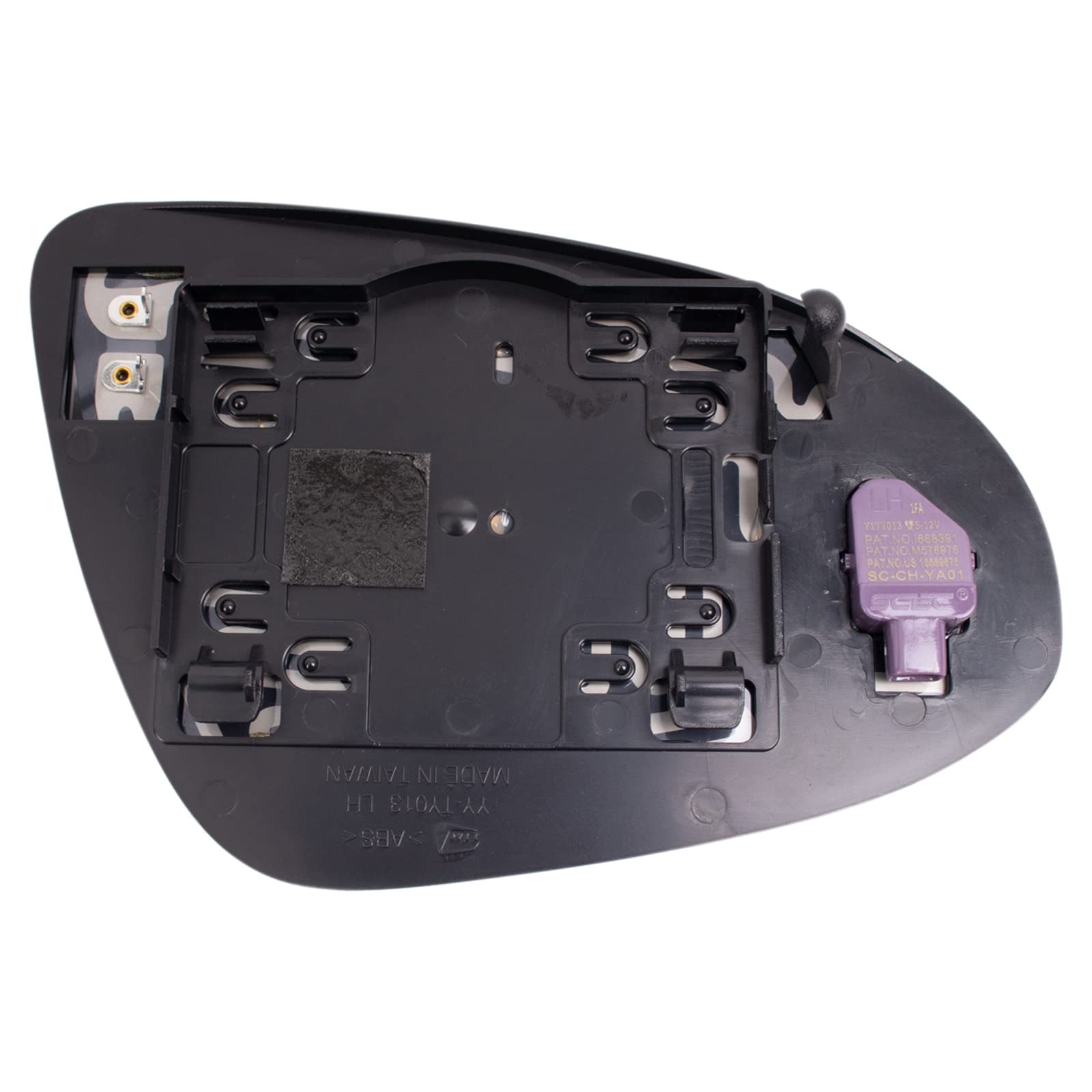 Toyota Camry Driver Side LH Heated Blind Spot Detection Mirror Glass Replacement - Perfect for Winter Driving & Enhanced Safety