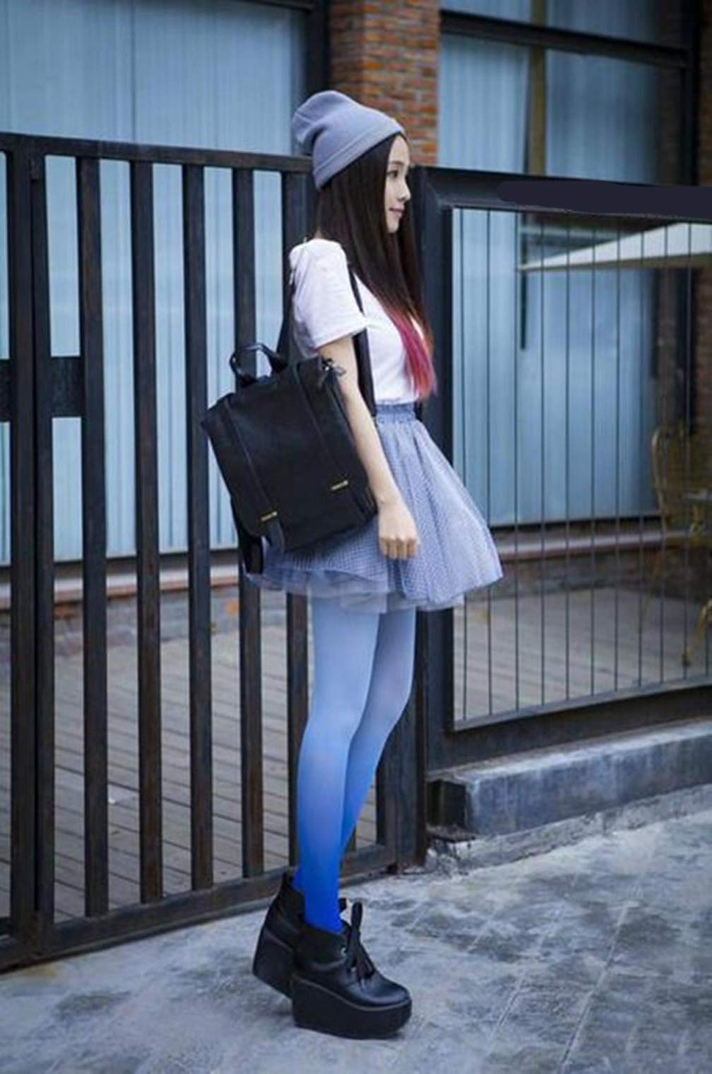 Sexy Sheer Ombre Christmas Stockings for Women - High Waist Pantyhose & Leggings - Perfect for Holiday Parties, Gift Exchanges & Festive Outfits