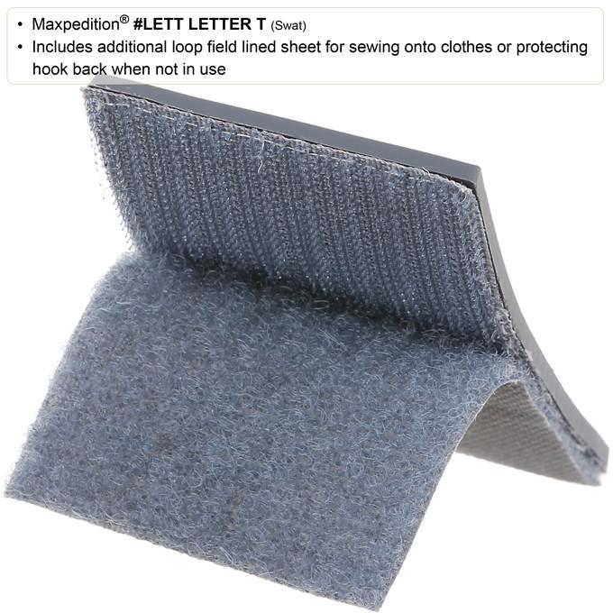 Letter T Morale Patch - Embroidered Iron-On Patch for Military, Police, Firefighter Uniforms & Backpacks - Perfect for Tactical Gear, DIY Crafts & Customization