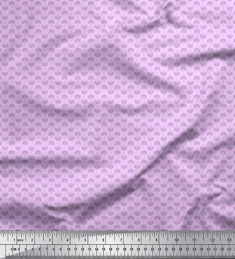 Soimoi Moss Georgette Brown Fabric by The Yard - 42 Inch Wide Floral Printed Fabric for Dresses, Blouses & DIY Crafts - Artistic Floral Shirting Material for Sewing & Fashion Design