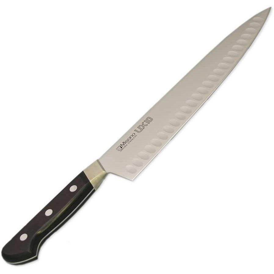 Premium Misono UX10 Japanese Gyuto Chef Knife 240mm - High-Carbon Stainless Steel for Slicing, Dicing & Filleting Salmon - Perfect for Professional Chefs & Home Cooking Enthusiasts