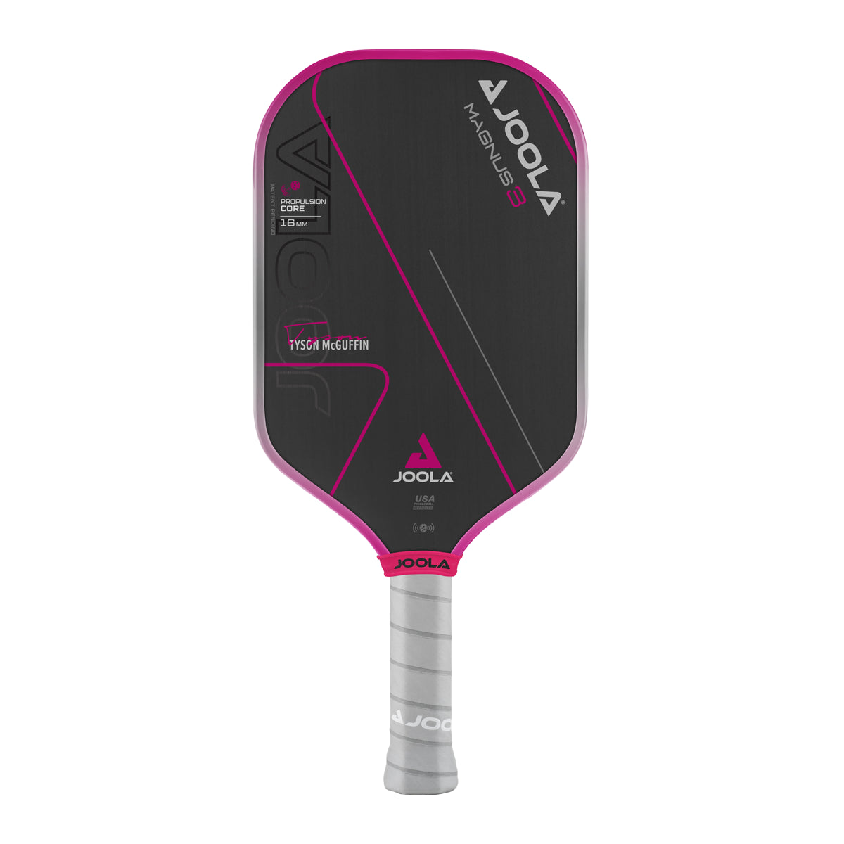 JOOLA Tyson McGuffin Magnus 3 16mm Pickleball Paddle - Premium Carbon Fiber Paddle for Competitive Play & Outdoor Sports