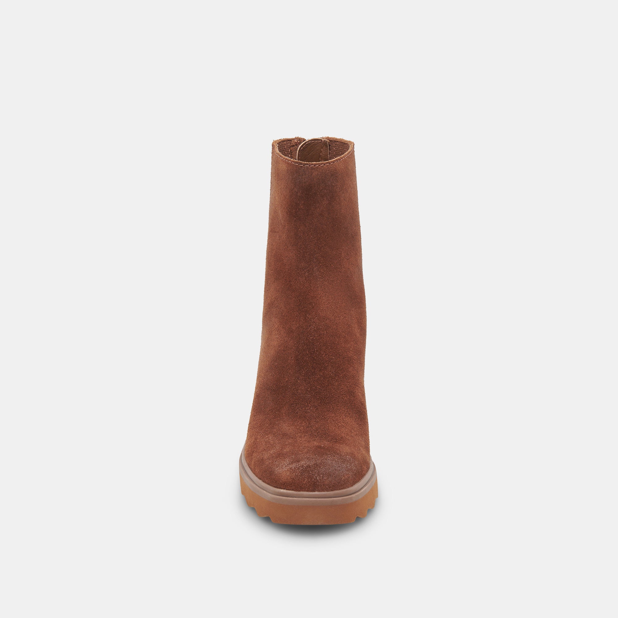 MARTEY H2O Wide Calf Boots in Cocoa Suede - Waterproof Winter Boots for Women, Comfortable Wide Width Riding Boots for Outdoor, Work & Casual Wear
