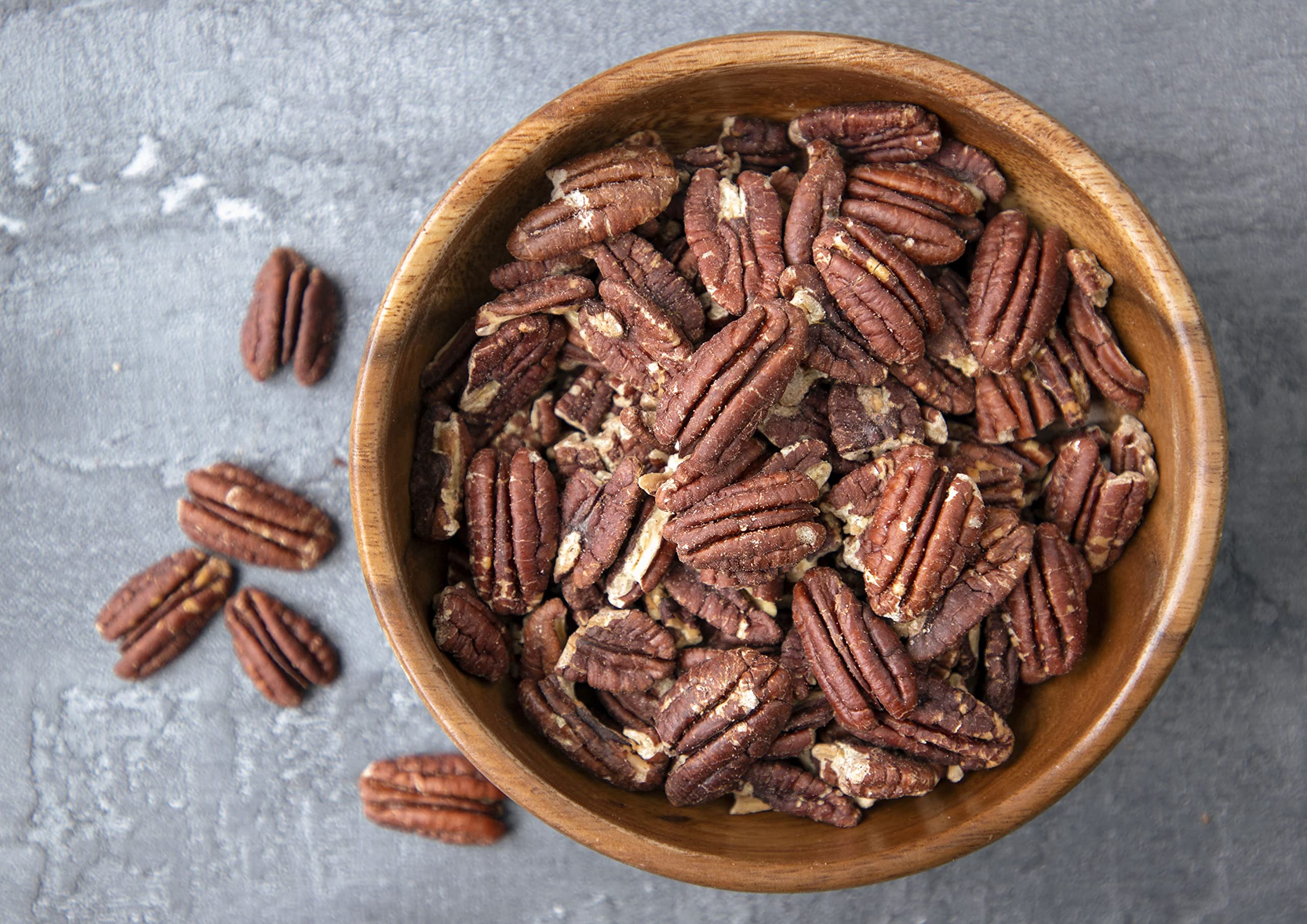 Organic Dry Roasted Pecan Halves with Himalayan Salt | 12 lbs Non-GMO, Vegan, Keto-Friendly Snack | No Oil Added, Kosher Certified | High in Protein & Fiber | Perfect for Baking, Trail Mix & Healthy Snacking