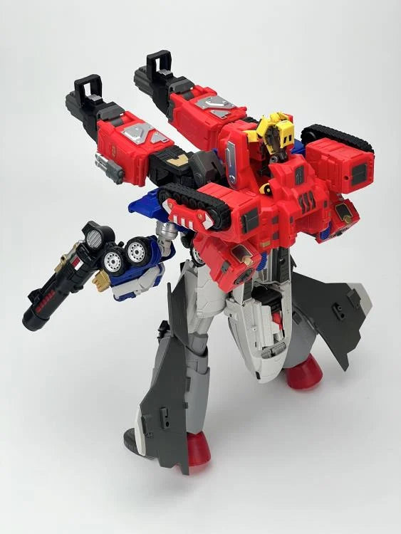 Fans Hobby Master Builder MB-22 Sky Flame Transformers Action Figure - Collectible Robot Toy for Display & Play - Perfect for Gifts, Collections & Battle Scenes