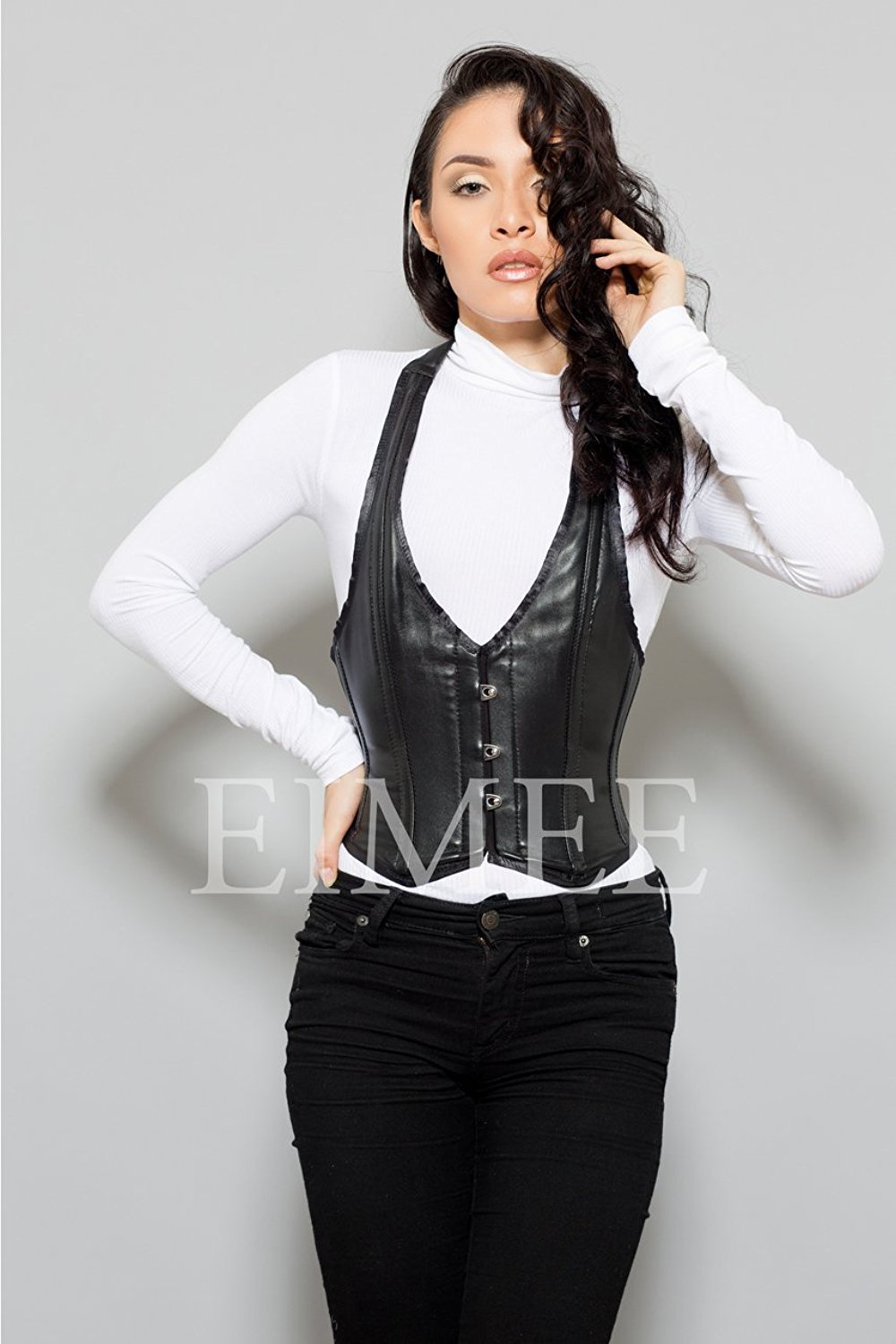 Handmade Leather Waist Trainer Corset for Women - Slimming Colombian Fajas Shapewear | Perfect for Waist Training, Postpartum Recovery & Special Occasions