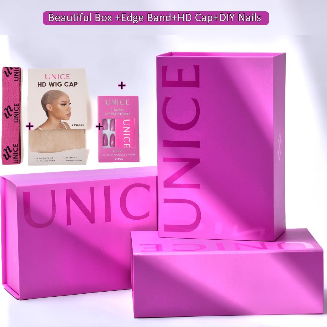 UNICE 12A Silk Yaki Straight 100% Virgin Human Hair Weave - 4 Bundles (26
