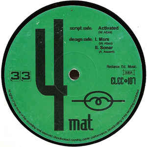 4 Mat – Activated 12 Dance Record – ELEC 107 | Electronic Dance Music Vinyl | Perfect for DJ Sets & Club Nights