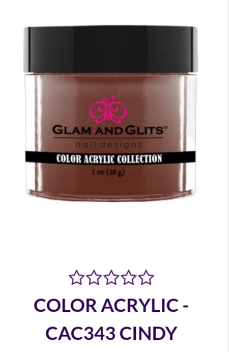 Glam and Glits Color Collections CA343 - 1 oz Nail Polish in Cindy Shade - Perfect for Manicures, Pedicures, and Salon Use