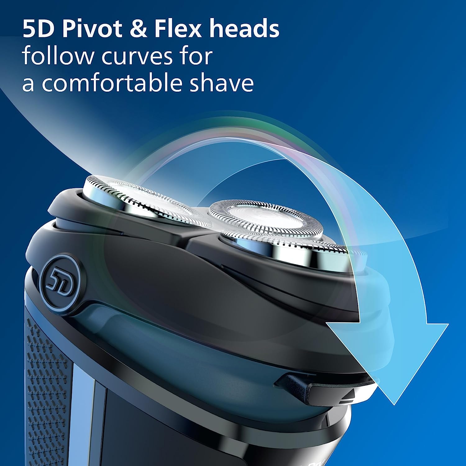 PHILIPS S3133/51 3000 Series Electric Shaver with Pop-Up Trimmer for Men - Wet & Dry Shaving, Travel & Daily Grooming