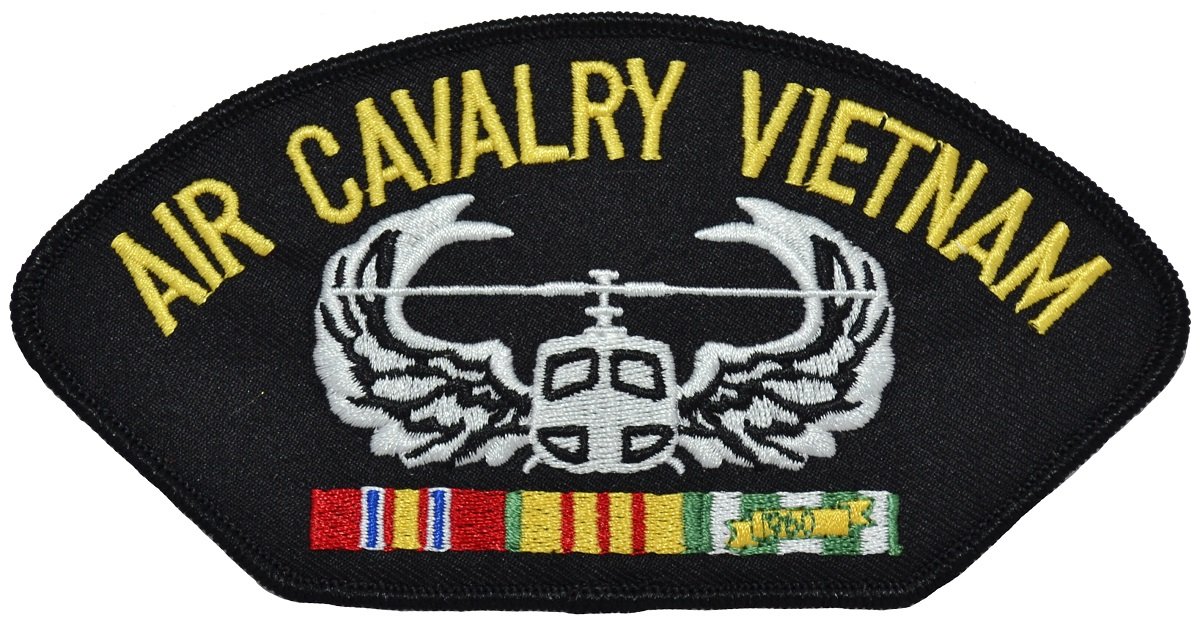 Air Cavalry Vietnam Hat Patch - Military Insignia for Caps & Uniforms - Perfect for Veterans, Collectors & History Enthusiasts