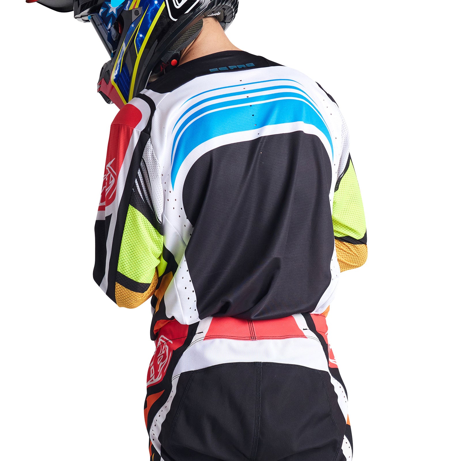 SE Pro Jersey Wavez Black & Multi - Premium Performance Sports Jersey for Men & Women - Perfect for Football, Basketball, and Outdoor Activities