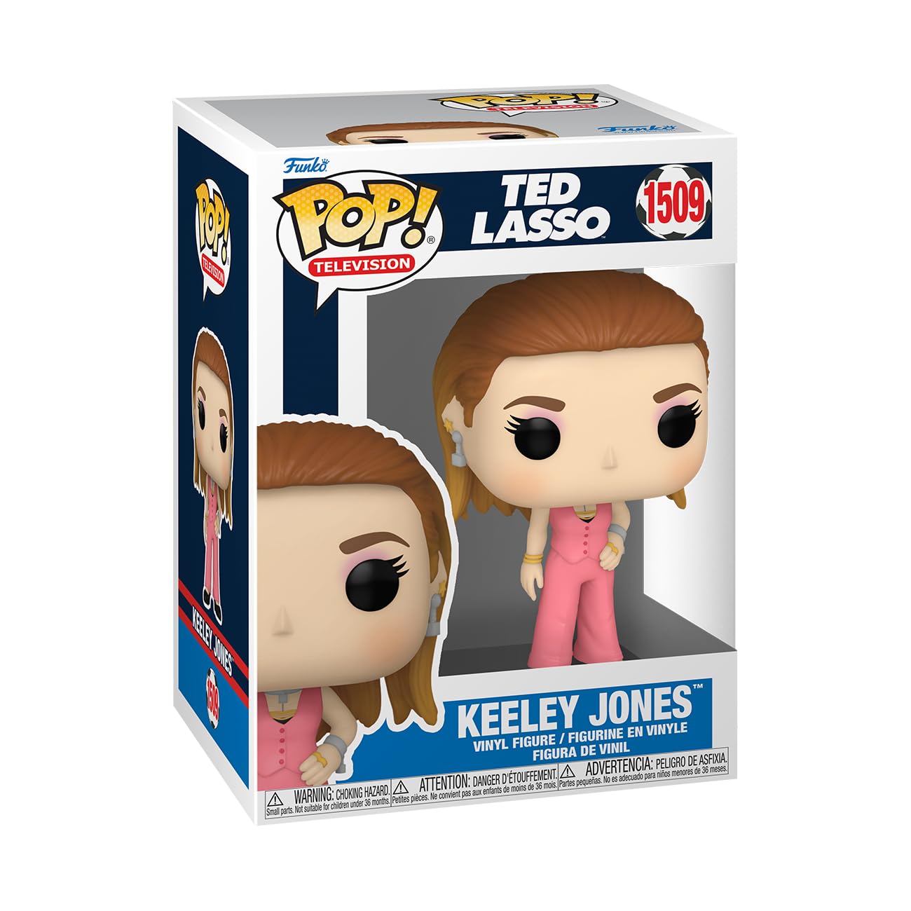 Ted Lasso Keeley Jones Funko Pop! Vinyl Figure - Collectible TV Show Merchandise for Fans & Gift Ideas | Perfect for Office Decor, Pop Culture Collections & Soccer Enthusiasts