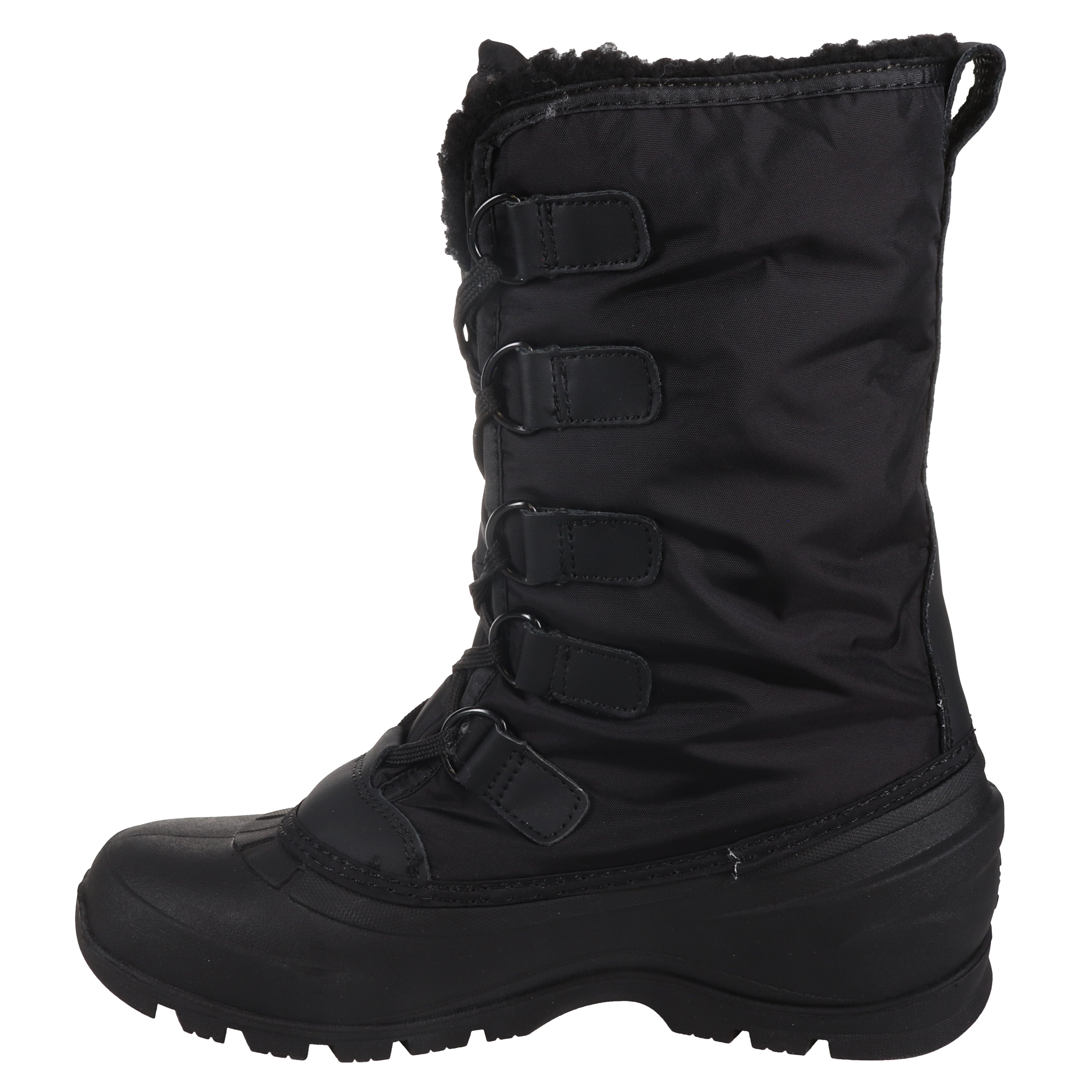Kamik Billie Black Women's Winter Boots - Waterproof, Insulated Snow Boots for Cold Weather, Hiking & Outdoor Activities