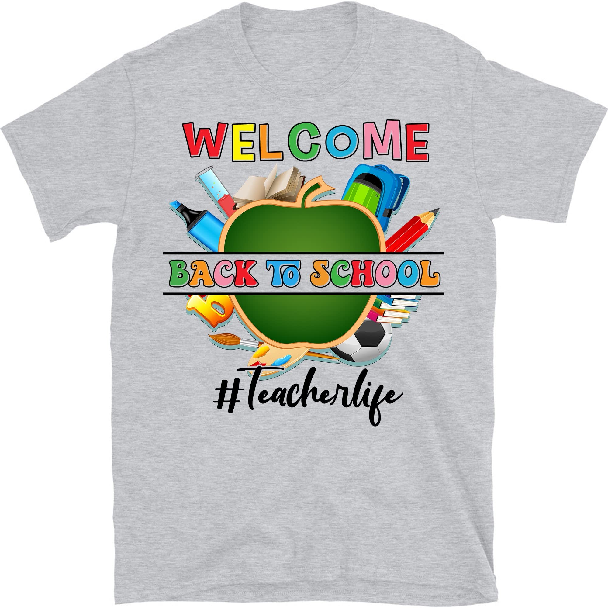 Best Kindergarten & Preschool Teacher Gift - Cute Welcome Back to School Shirt for First Day | #TeacherLife Apparel for Educators & School Staff