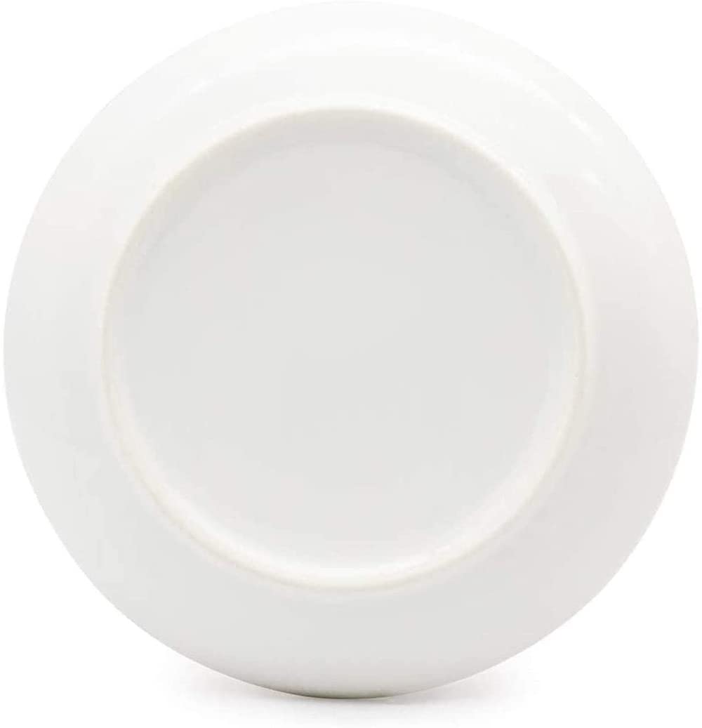 Octopus Tentacle Porcelain Dinner Plates - 8 Inch Lightweight Fluted Plates for Fruit, Pasta, Pizza | Home, Party & Restaurant Use | Unique Suction Cup Design for Stylish Table Decor