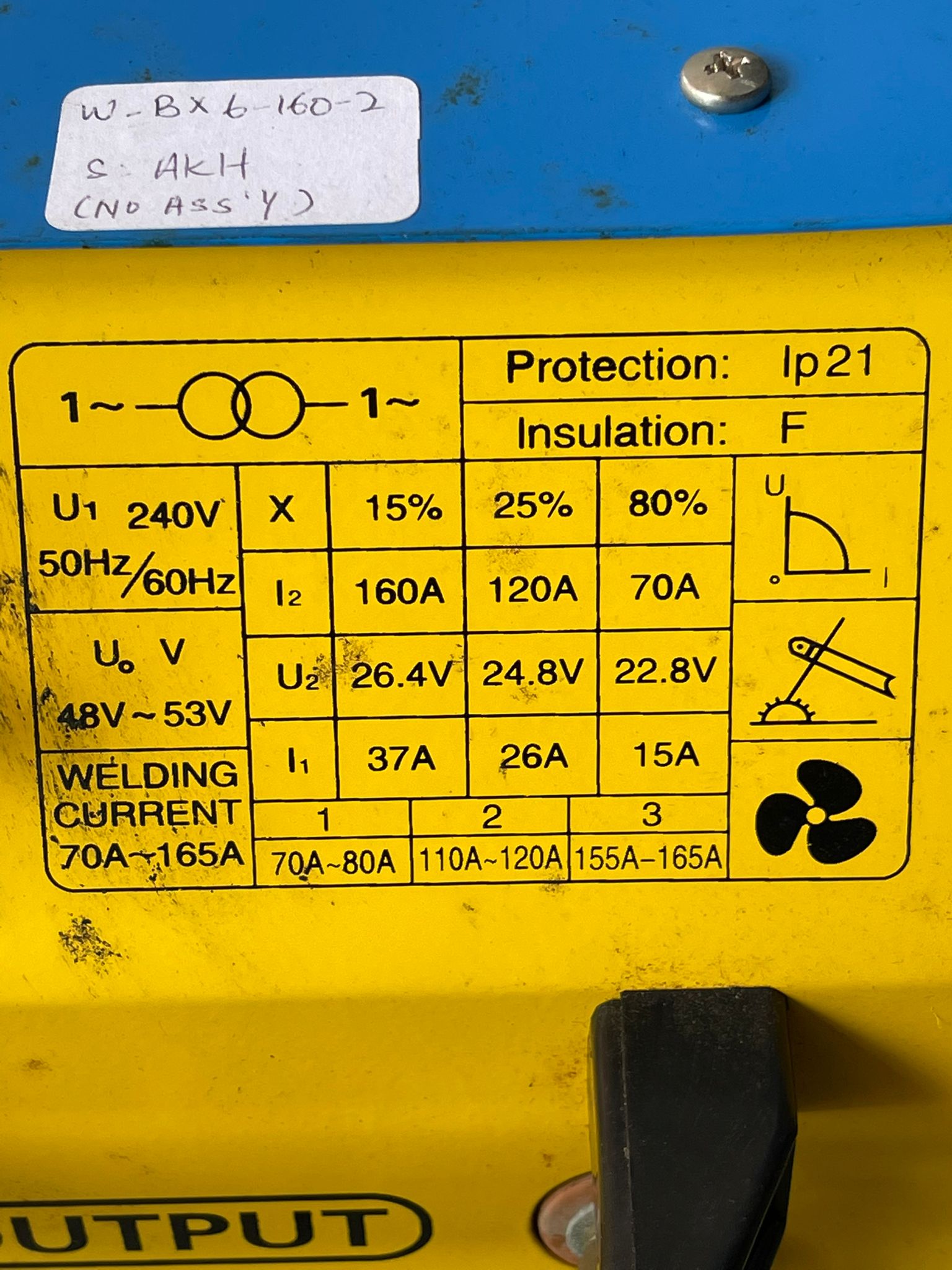 AAA AC ARC Welder 240V - W BX6 160 2 Model | Heavy Duty Industrial Welding Machine for Metal Fabrication & Repair | Perfect for Construction Sites, Auto Shops & DIY Projects