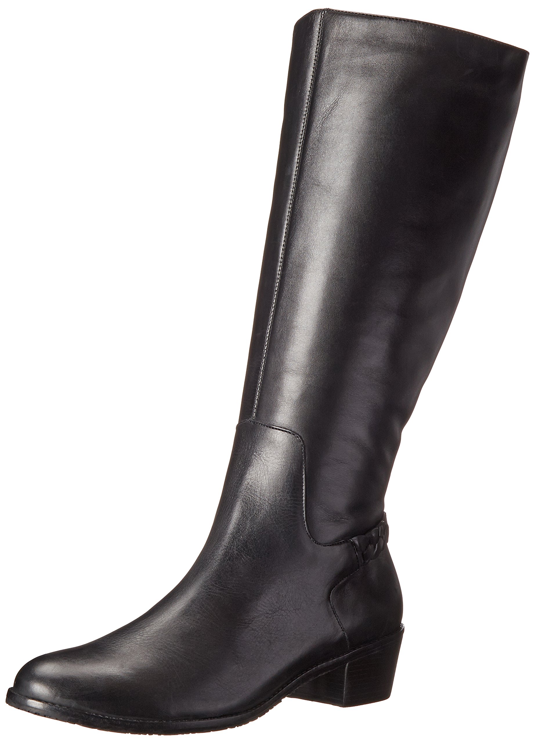 Women's Rose Petals Curly Wide Calf Riding Boots - Waterproof & Comfortable for Horseback Riding, Outdoor Activities & Fashion
