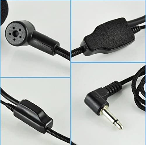 Set of 2 Flexible Wired Boom Headset Microphones for Voice Amplifier - Perfect for Teachers, Speakers, Coaches, Presentations & Seniors | Ideal for Classroom Lectures, Public Speaking & Online Meetings