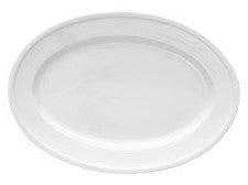 Alani 990987 14 1/8-Inch Tempo Oval Platter Set of 6 - Elegant Serving Dish for Parties, Buffets & Holiday Entertaining