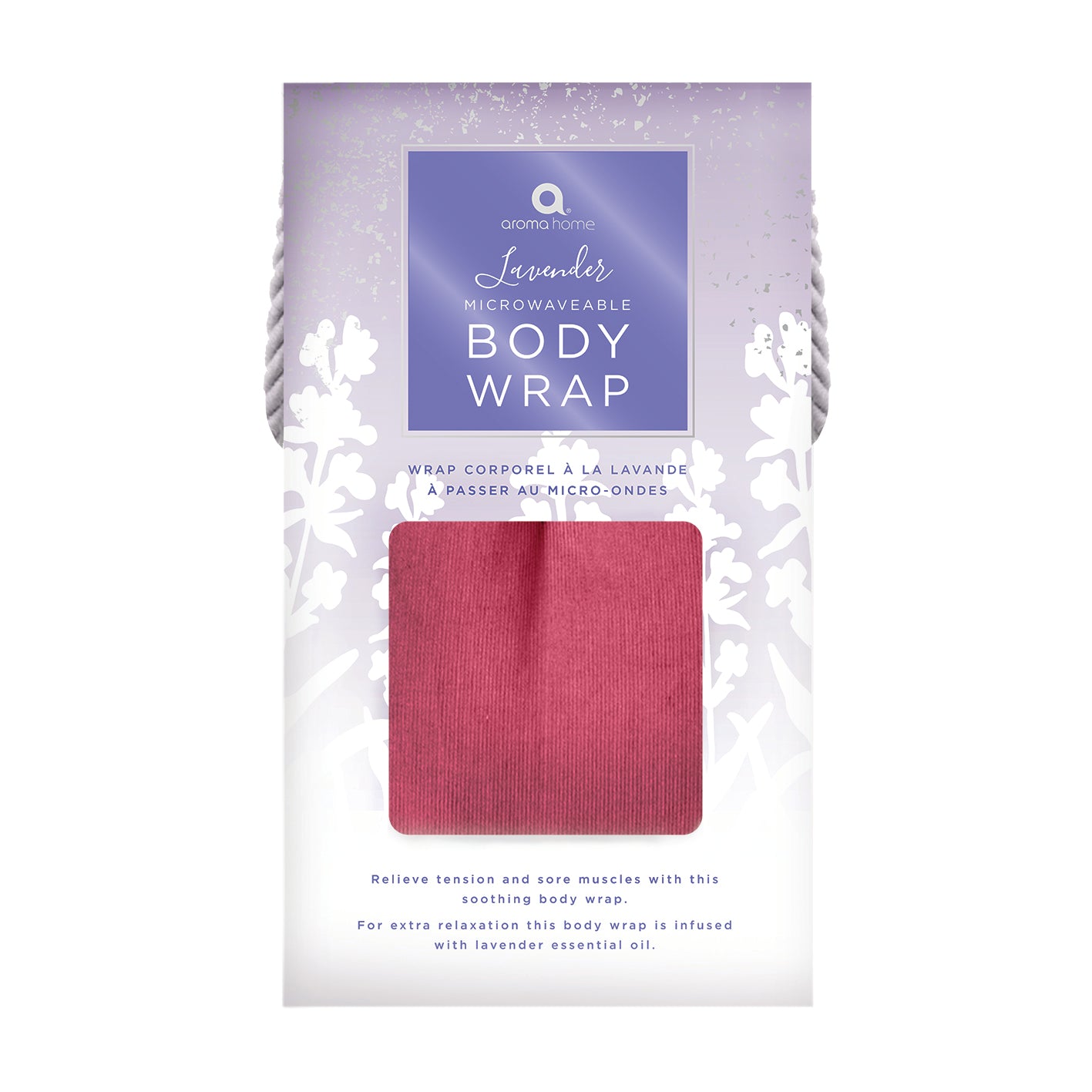 Fuchsia Microwavable Heating Pad for Neck & Back Pain Relief - Soothing & Relaxing Body Wrap for Muscle Relaxation, Stress Relief & Comfort at Home or Office