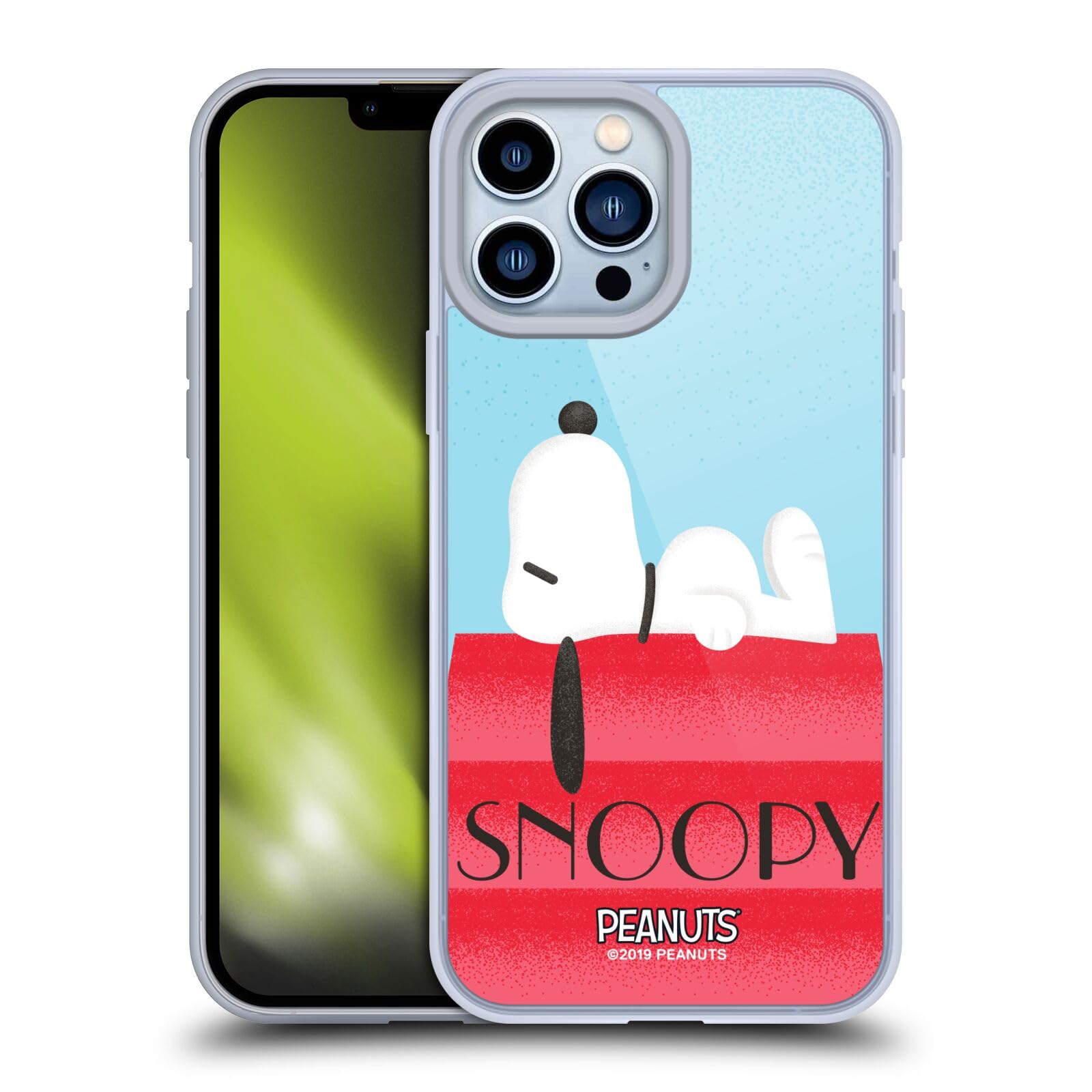 Officially Licensed Peanuts Snoopy Deco Dreams Soft Gel Case for Apple iPhone 13 Pro Max - Cute Cartoon Phone Cover with Shock Absorption, Perfect for Daily Use, Work, and School