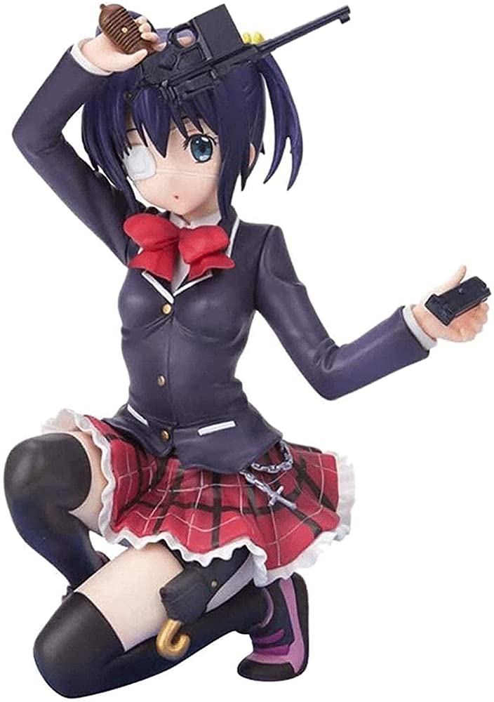 1:8 Scale Cute Anime Girl Action Figure - Mimimiao Takanashi Rikka 15cm/5.9