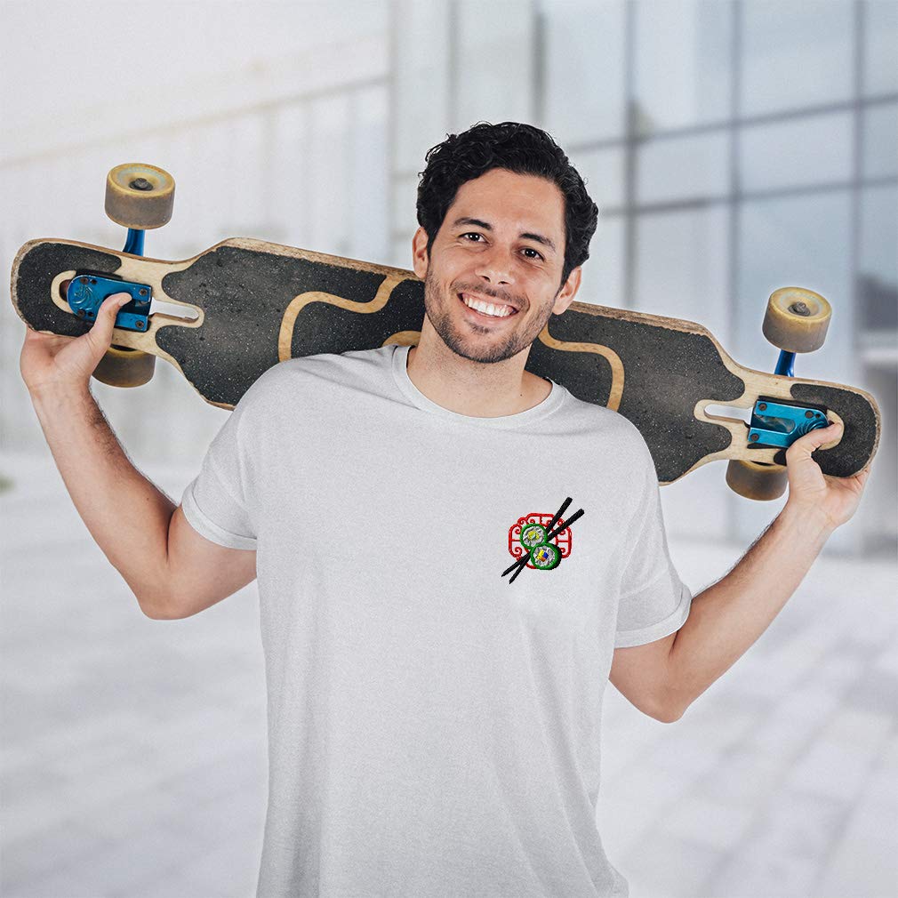 Funny Sushi Graphic T-Shirts for Men - Asian Food Inspired Cotton Tees - Perfect for Casual Wear, Gifts & Anime Lovers