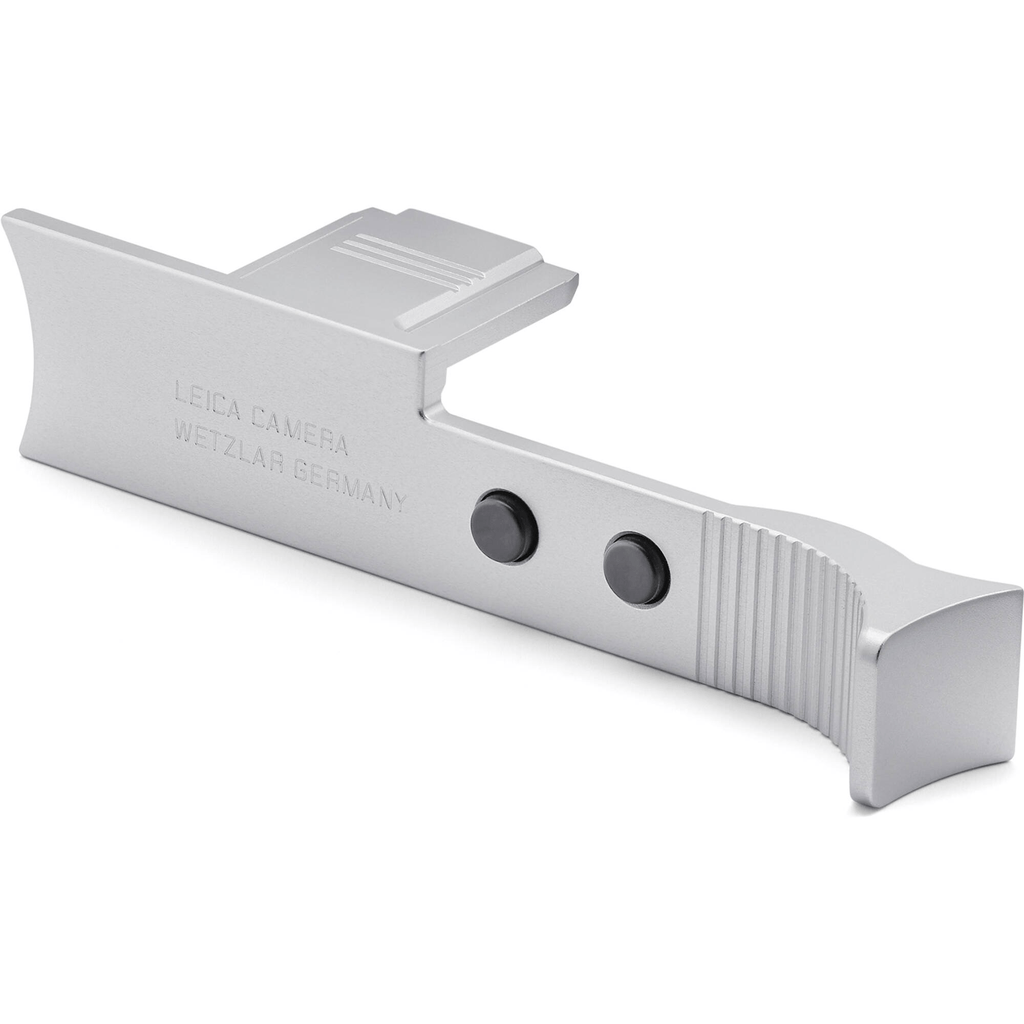 Leica Thumb Support Q3 - Aluminum Silver Grip for Leica Q3 Camera | Ergonomic Thumb Rest for Improved Handling & Stability | Perfect for Street & Travel Photography