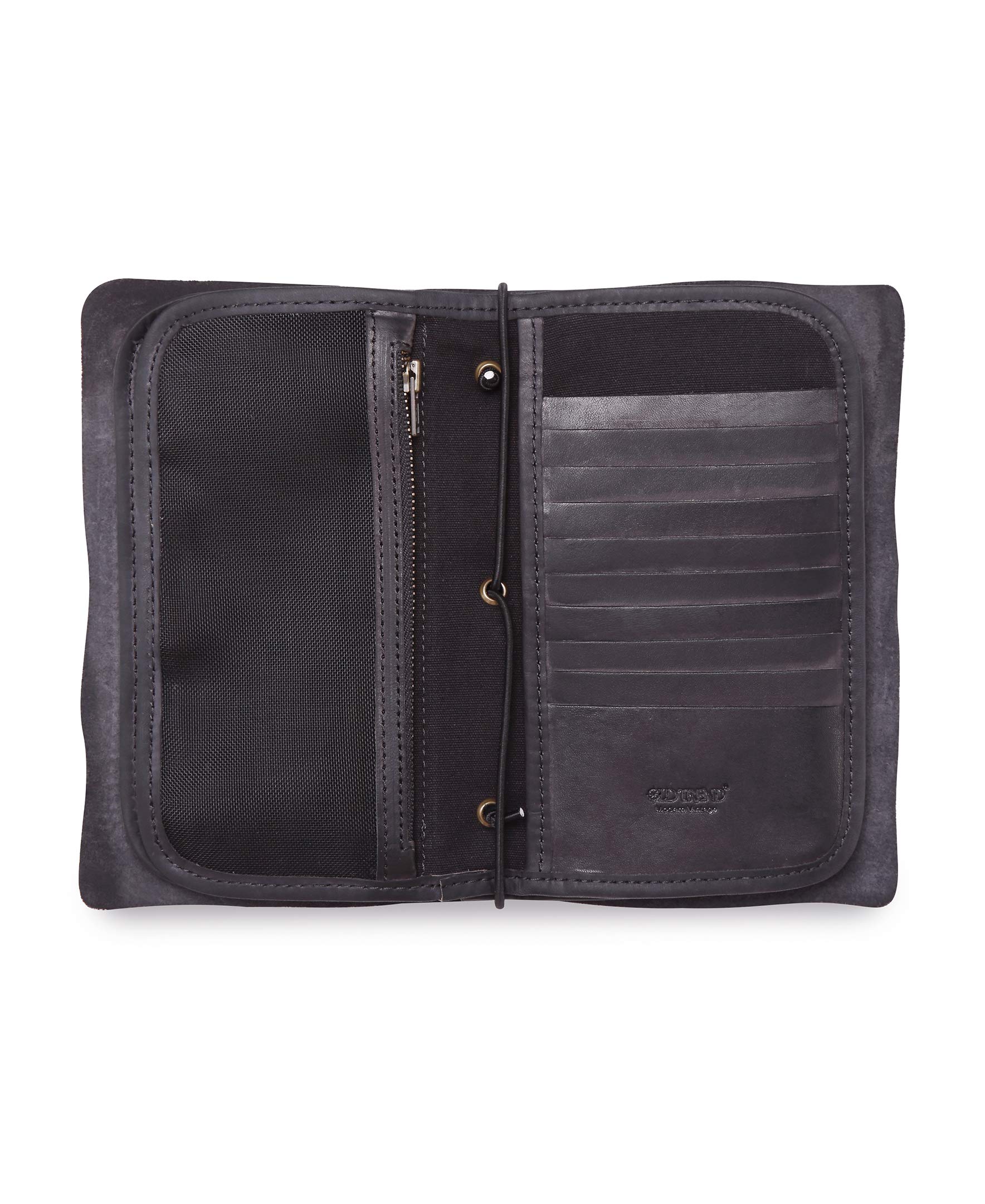 Genuine Leather Travel Wallet for Women - RFID Blocking Passport Holder & Organizer Clutch | Perfect for Airplane, Business Trips & Everyday Use