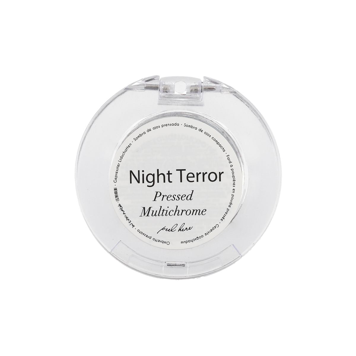 Multi Chrome Pressed Eyeshadow Palette - Night Terror | Long-Lasting Metallic & Shimmer Makeup for Party, Halloween & Special Occasions