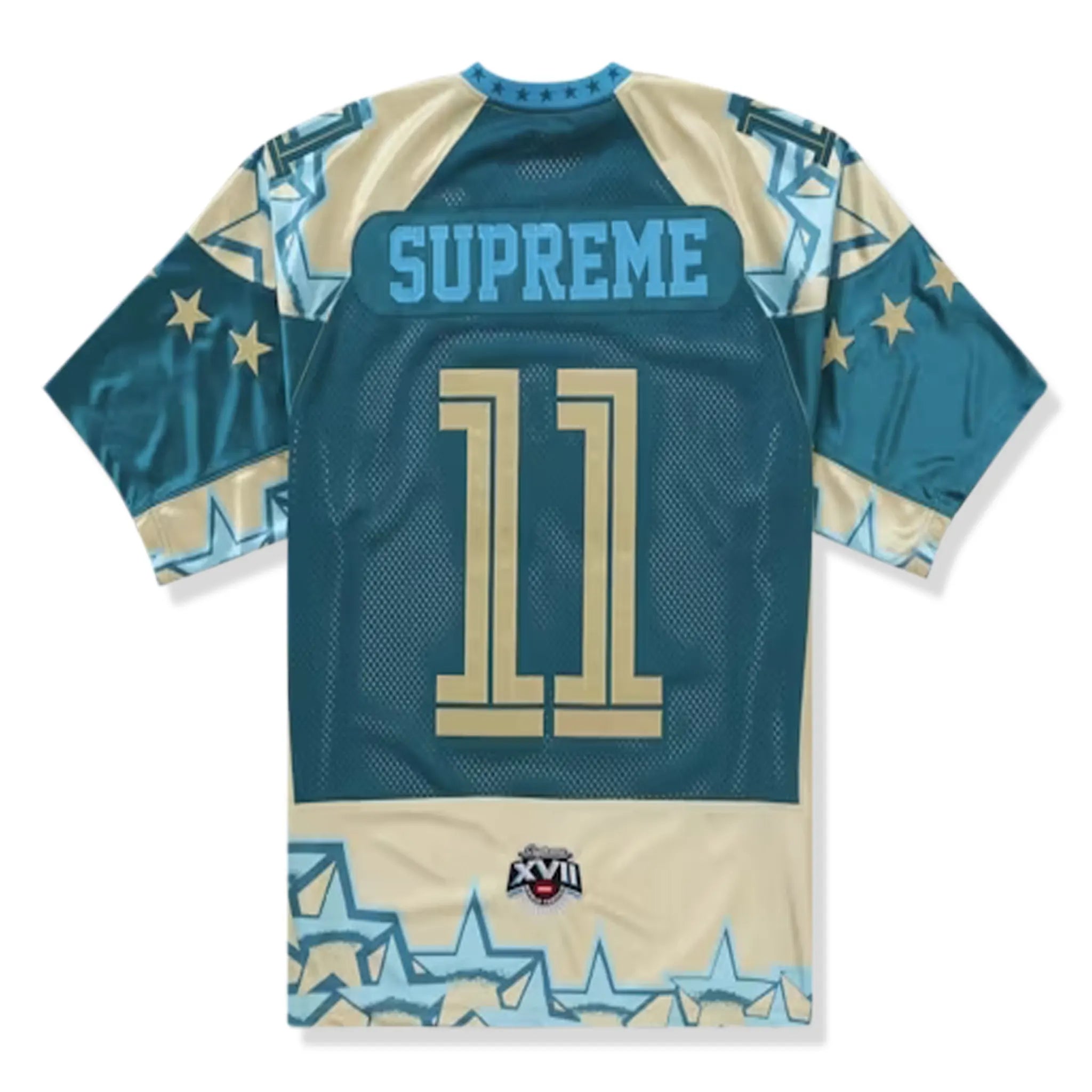 Supreme Stars Football Jersey - Gold Official NFL Replica Jersey for Men & Women - Perfect for Games, Tailgating & Fan Gear Collection