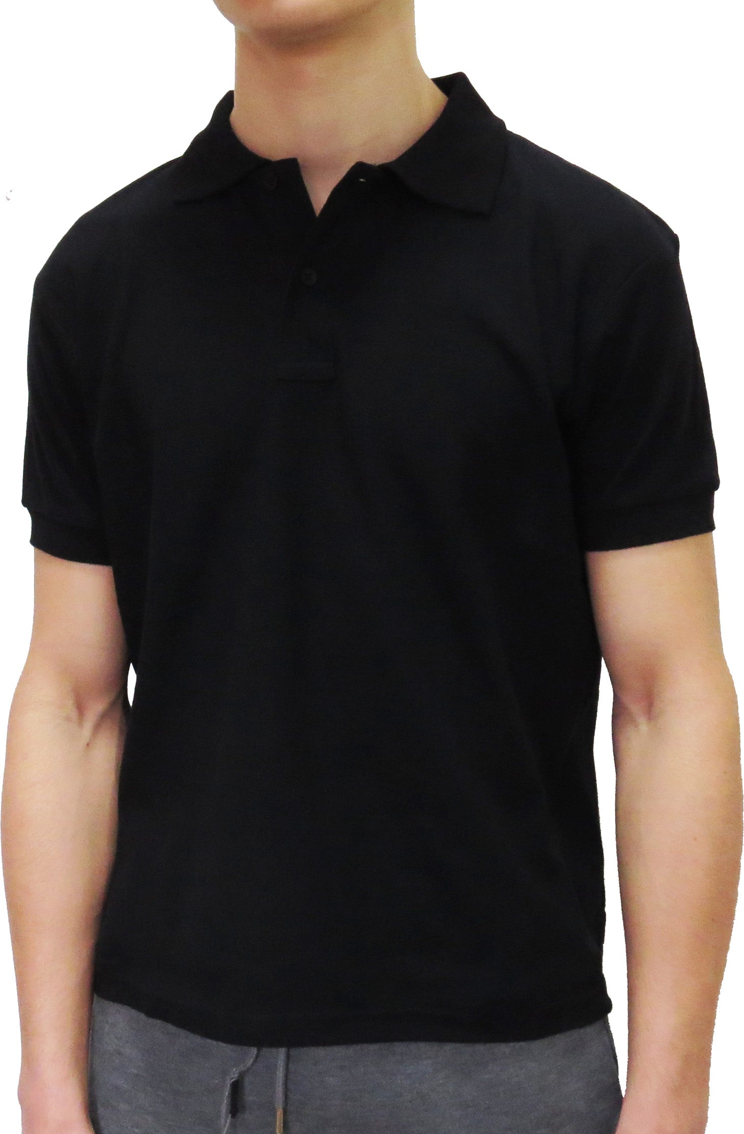 Men's Enfari Short Sleeve Basic Pique Polo Shirt - Comfortable Casual Wear for Work, Golf & Everyday Outfits