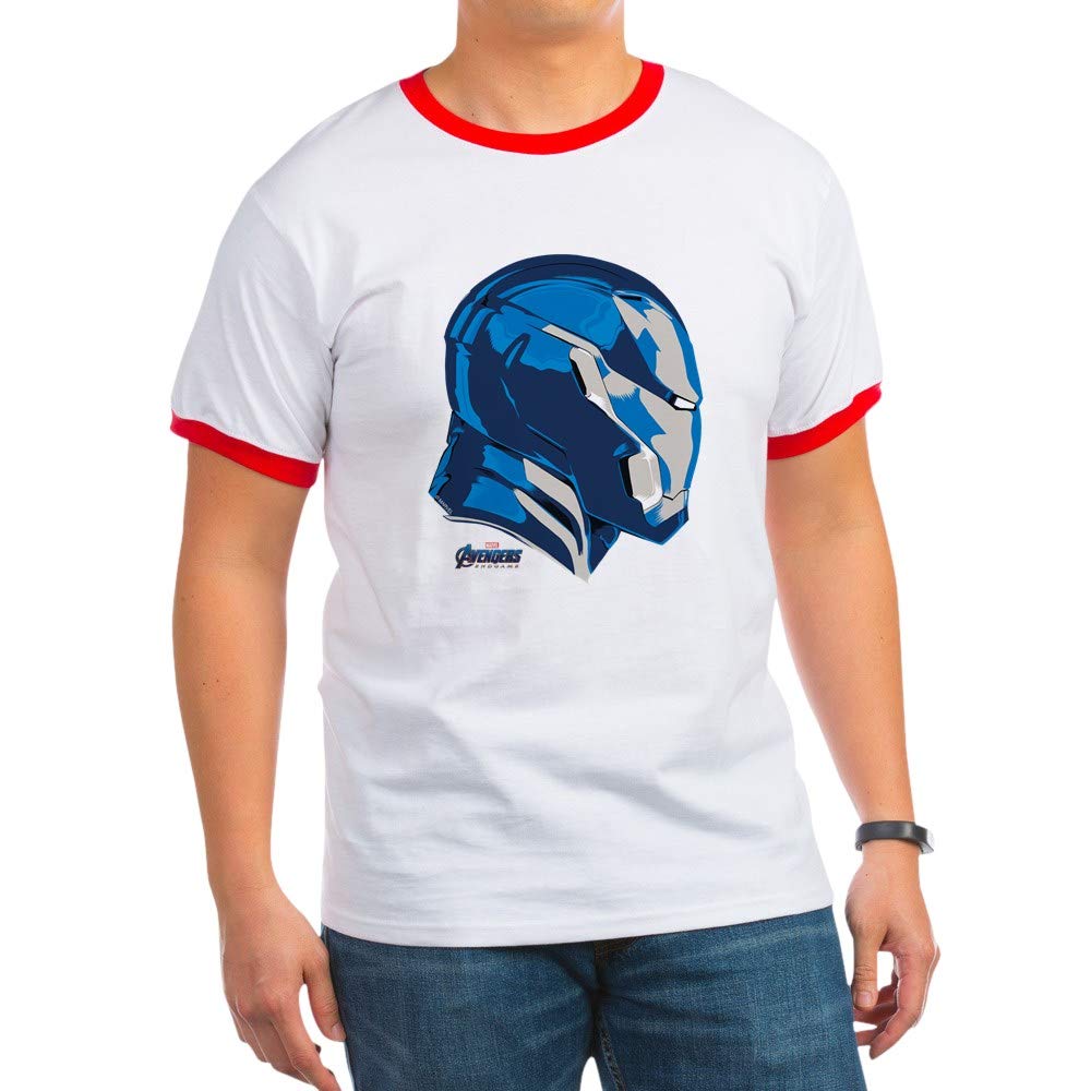 Iron Man Ringer T-Shirt - Marvel Superhero Graphic Tee for Men & Women | Casual Wear, Cosplay & Comic Con Outfits