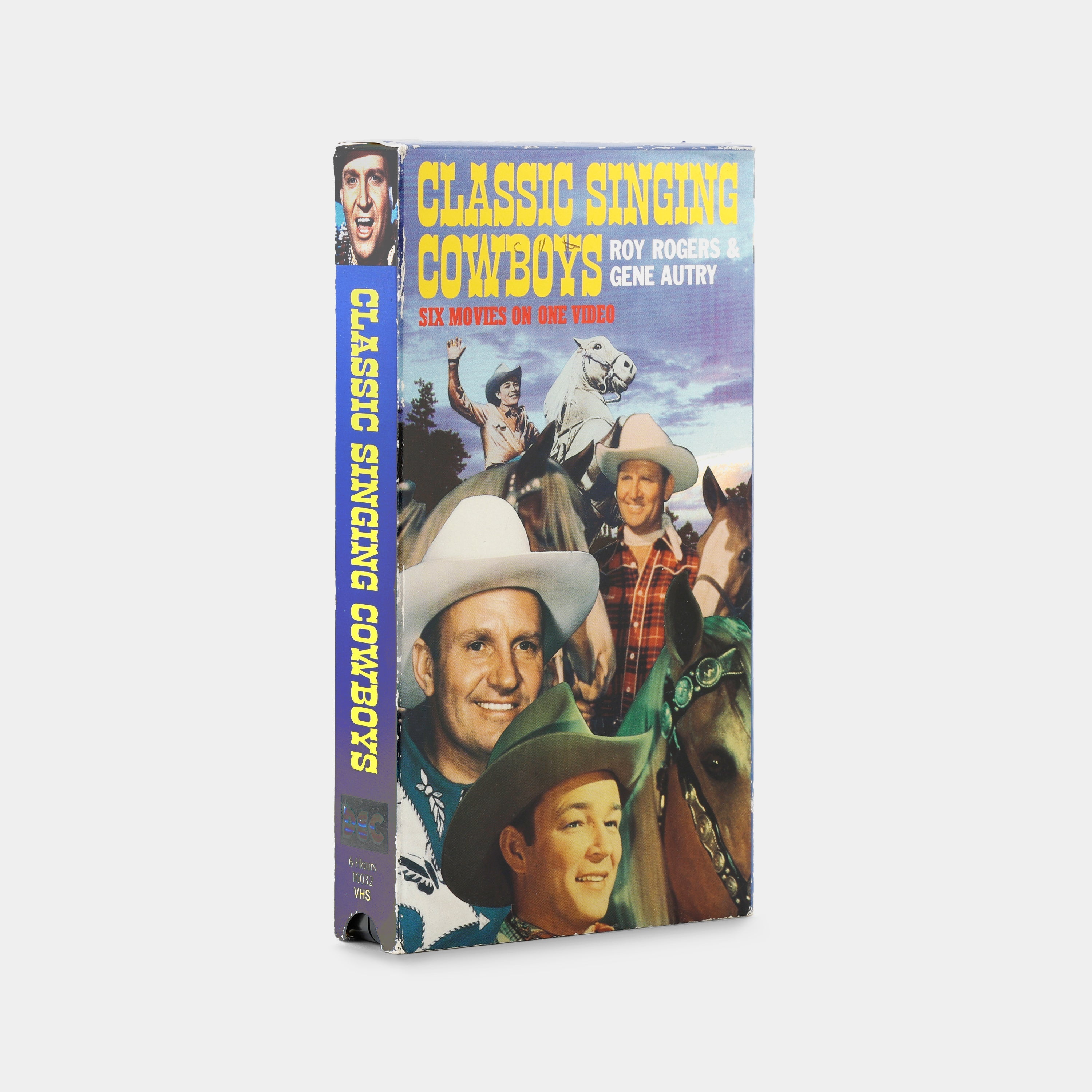 Classic Singing Cowboys VHS Tape - Vintage Western Movie Collection for Cowboy Music Lovers | Perfect for Nostalgic Movie Nights & Western Theme Parties