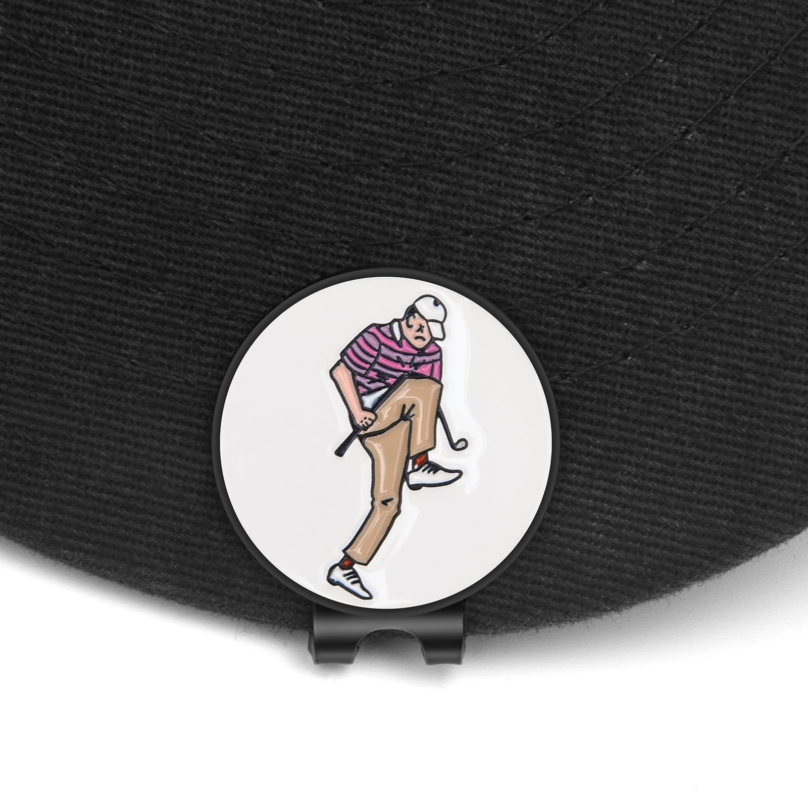 Magnetic Golf Ball Marker with Hat Clip - 25mm Funny Golf Accessories for Men | Perfect Golf Gifts & Tournament Essentials for Players
