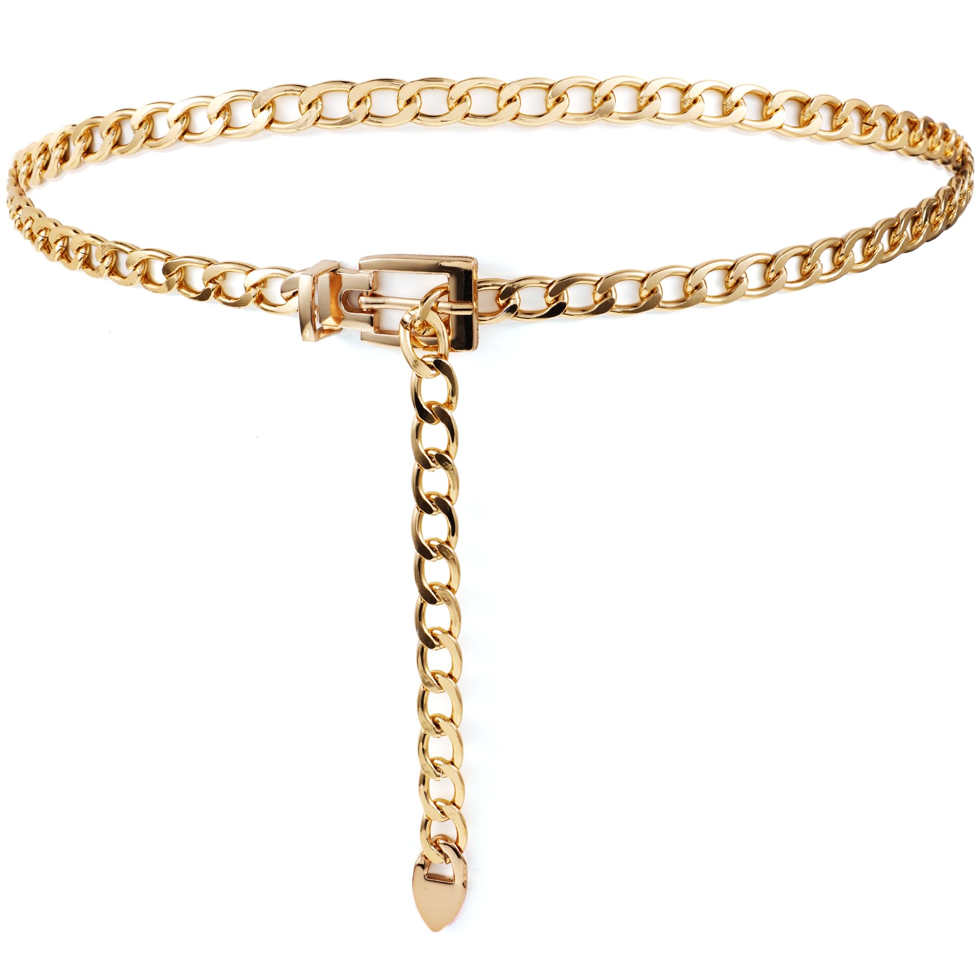 Adjustable Waist Chain Belt for Women - Up to 51 Inches | Jeans & Dresses Accessory