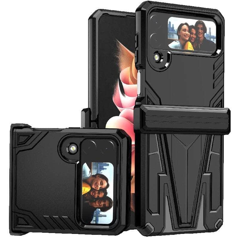 Samsung Galaxy Z Flip 3 Case - Shockproof Rugged Silicone Armor Cover with Military-Grade Protection | Perfect for Outdoor Adventures, Travel & Daily Use