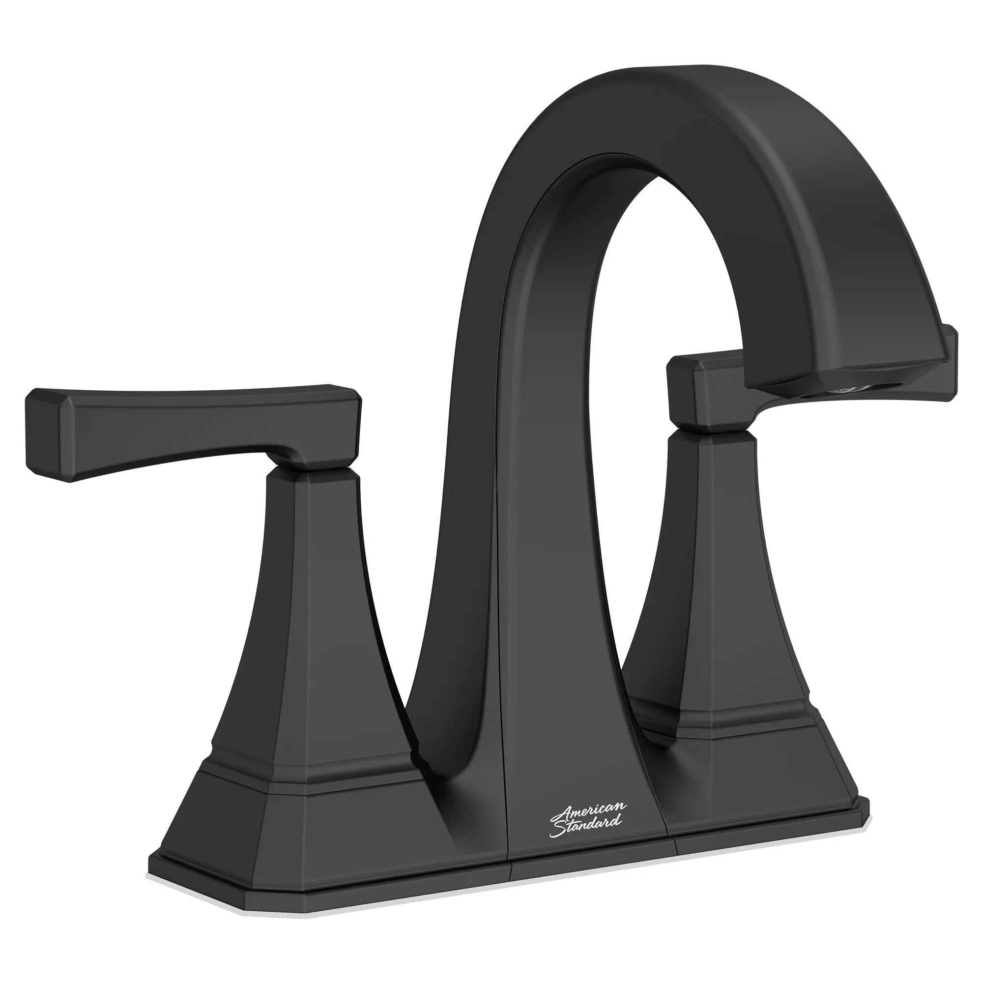 Crawford 4 Inch Centerset 2 Handle Bathroom Faucet - 1.2 GPM/4.5 LPM Water-Saving Design with Lever Handles - Perfect for Small Bathrooms, Powder Rooms & Vanities
