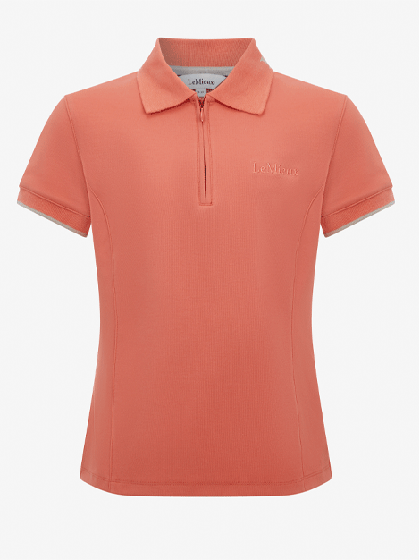Le Mieux Young Rider Polo Shirt - Breathable Equestrian Performance Top for Horseback Riding & Training | Perfect for Dressage, Show Jumping & Stable Work